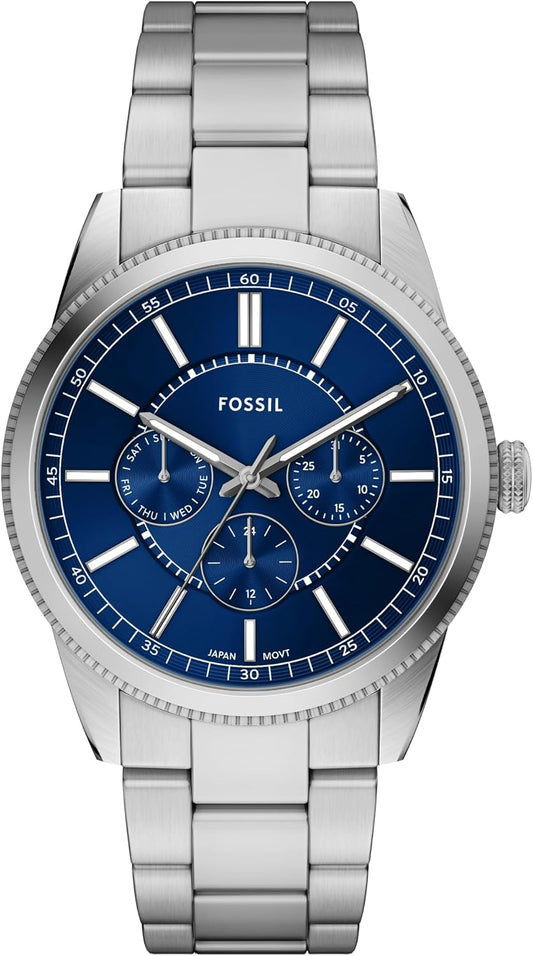 HOTFossil Men's Watch, Pearson Multifunction Stainless Steel Watch for Men