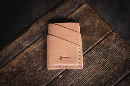 HOTPort Wallet, Handmade Minimal Leather Card Wallet by Craft and Lore