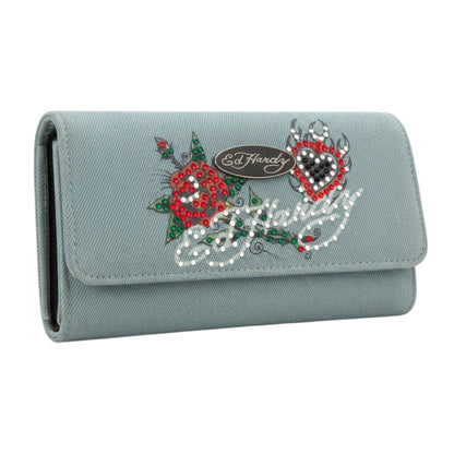 HOTED HARDY Women's Trifold Wallet with Multicompartment Storage EHW193 (Pink/White)