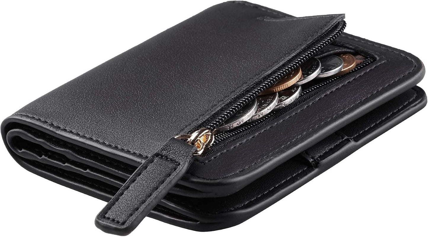 HOTToughergun Women's Genuine Leather Wallet& Men’s Money Clip