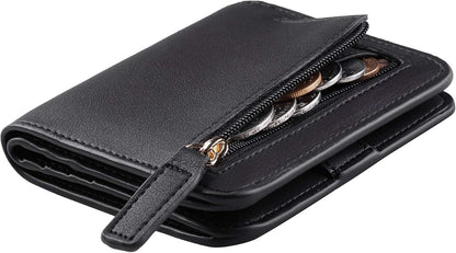 HOTToughergun Women's Genuine Leather Wallet& Men’s Money Clip