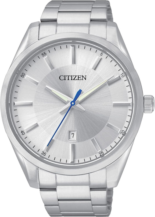 HOTCitizen Quartz Mens Watch, Stainless Steel, Classic