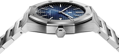 HOTSAPPHERO Mens Watches Stainless Steel Quartz Watch for Men Waterproof Date Clock Fashion Business Wristwatch Gift for Men