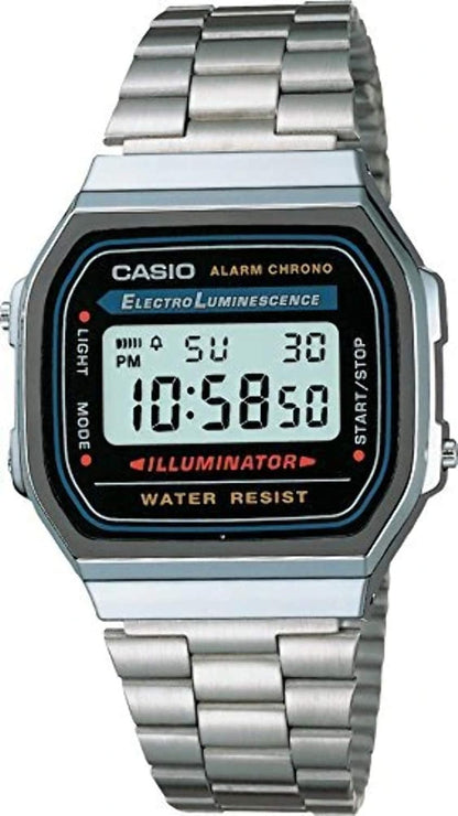 HOTCasio A168W-1 Casio Illuminator Watch