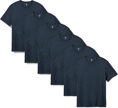 HOTAmazon Essentials Men's Regular-Fit Short-Sleeve T-Shirt, Pack of 6