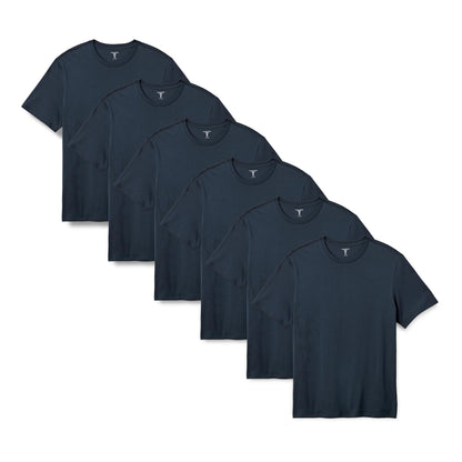 HOTAmazon Essentials Men's Regular-Fit Short-Sleeve T-Shirt, Pack of 6