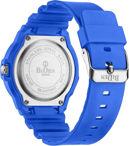 HOTLN LENQIN Mens Watches Stainless Steel Waterproof Analog Quartz Watch for Men with Date Luminous Fashion Wristwatch