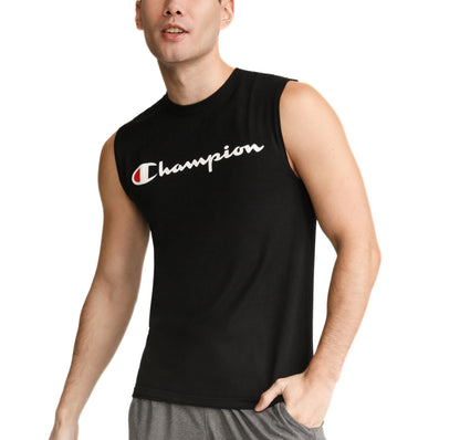 HOTChampion Men's Muscle Tank, Classic Graphic Muscle Tee, Sleeveless T-shirt for Men (Reg. Or Big & Tall)
