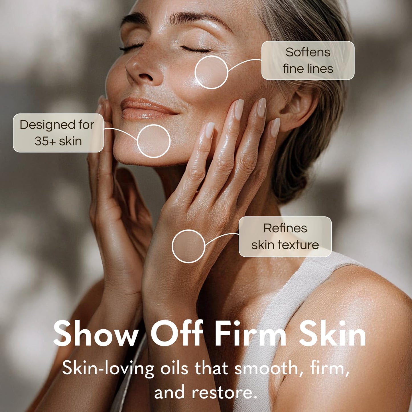 HOTGODA Silk Body Oil Women - Firming Anti Aging Moisturizing Formula, Crepey Skin Hydrating After Shower, Scented Organic Blend Premium Skincare