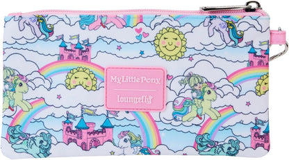 HOTLoungefly Hasbro My Little Pony Sky Scene AOP Nylon Wristlet Wallet