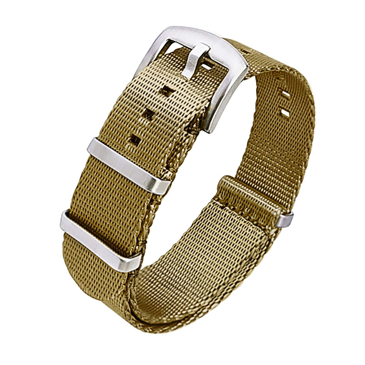 HOTRitche Military Ballistic Nylon Watch Strap with Heavy Buckle 18mm 20mm 22mm Premium Nylon Watch Bands for Men Women