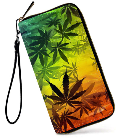 HOTWomens Wallet, Large Capacity RFID Blocking PU Leather Wristlet Wallets for Women Ladies Men Credit Card Holder Zipper Wallet Phone Holder Clutch Travel Purse, Art Moon Starry Night