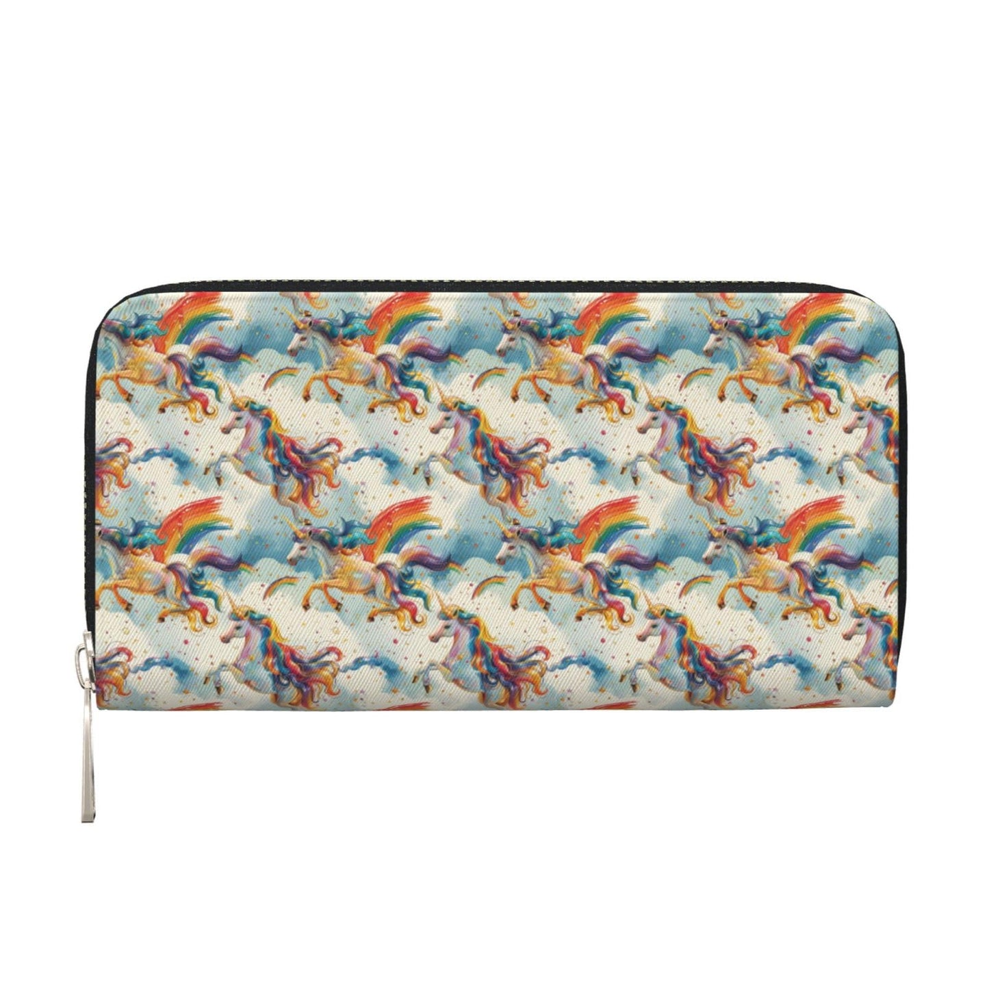 HOTCute Dinosaur Chicken Nuggets Long Wallet for Women Men Leather Clutch Purse Large Capacity Card Holder Money Organizers for Cash Coin Smart Phone
