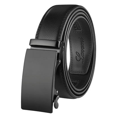 HOTLavemi Men's Real Leather Ratchet Dress Casual Belt, Cut to Exact Fit,Elegant Gift Box