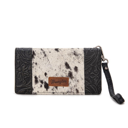 HOTWrangler Wristlet Wallets Western Wallet for Women Floral Tooled Womens Wallet Boot Stitch Purses | Tooled