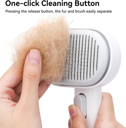 HOTAumuca Cat Brush for Shedding, Cat Brushes for Indoor Cats, Cat Brush for Long or Short Haired Cats, Cat Grooming Brush Cat Comb for Kitten Rabbit Massage Removes Loose Fur