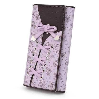 HOTUTO RFID Wallet for Women Large Capacity PU Leather Card Holder Phone Case Zipper Pocket Purse Clutch