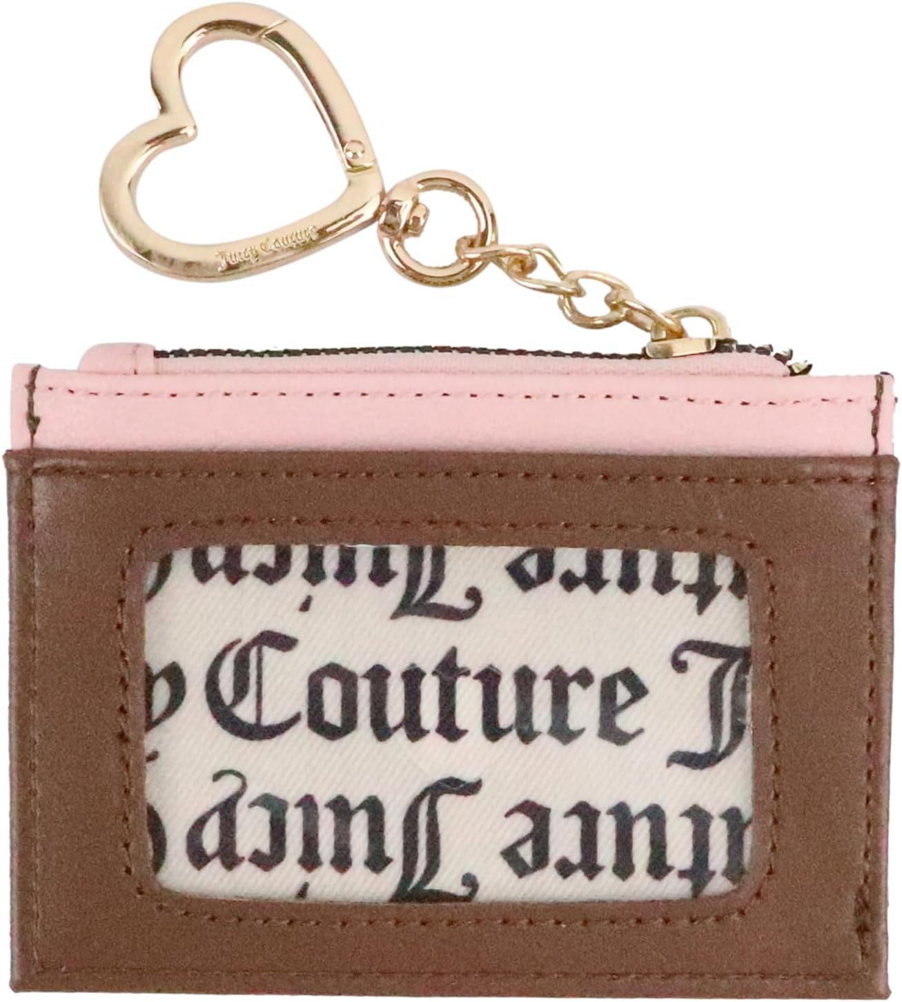 HOTJuicy Couture Womens Spring Fling ID Card Case With Key Fob, Stylish & Functional Wallet Design