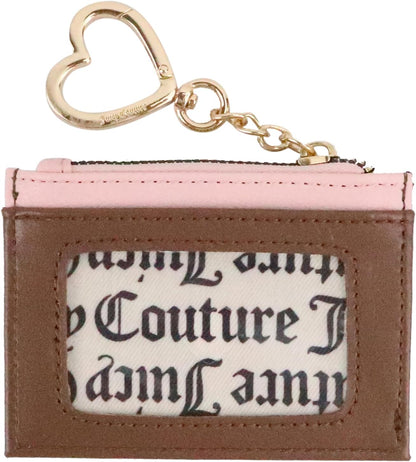 HOTJuicy Couture Womens Spring Fling ID Card Case With Key Fob, Stylish & Functional Wallet Design