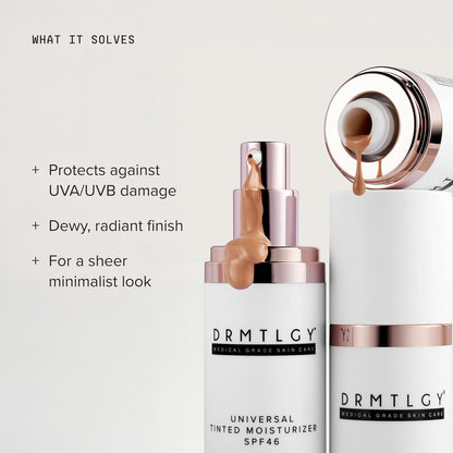 HOTDRMTLGY Universal Tinted Moisturizer SPF 46 | Dewy Tinted Sunscreen