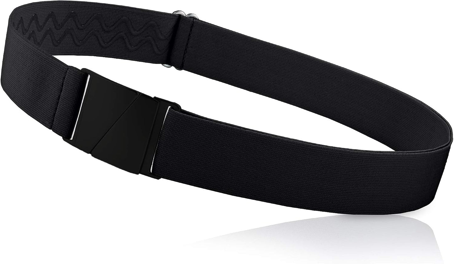HOTONE-BELT No Show Invisible Elastic Belts for Women & Men 1.30" inch adjustable Non Slip Zero Bulk. Designed in USA.