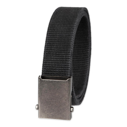 HOTColumbia Men's Military Plaque Buckle Fabric Belt- One Size 42" Length - Everyday and Outdoor Wear