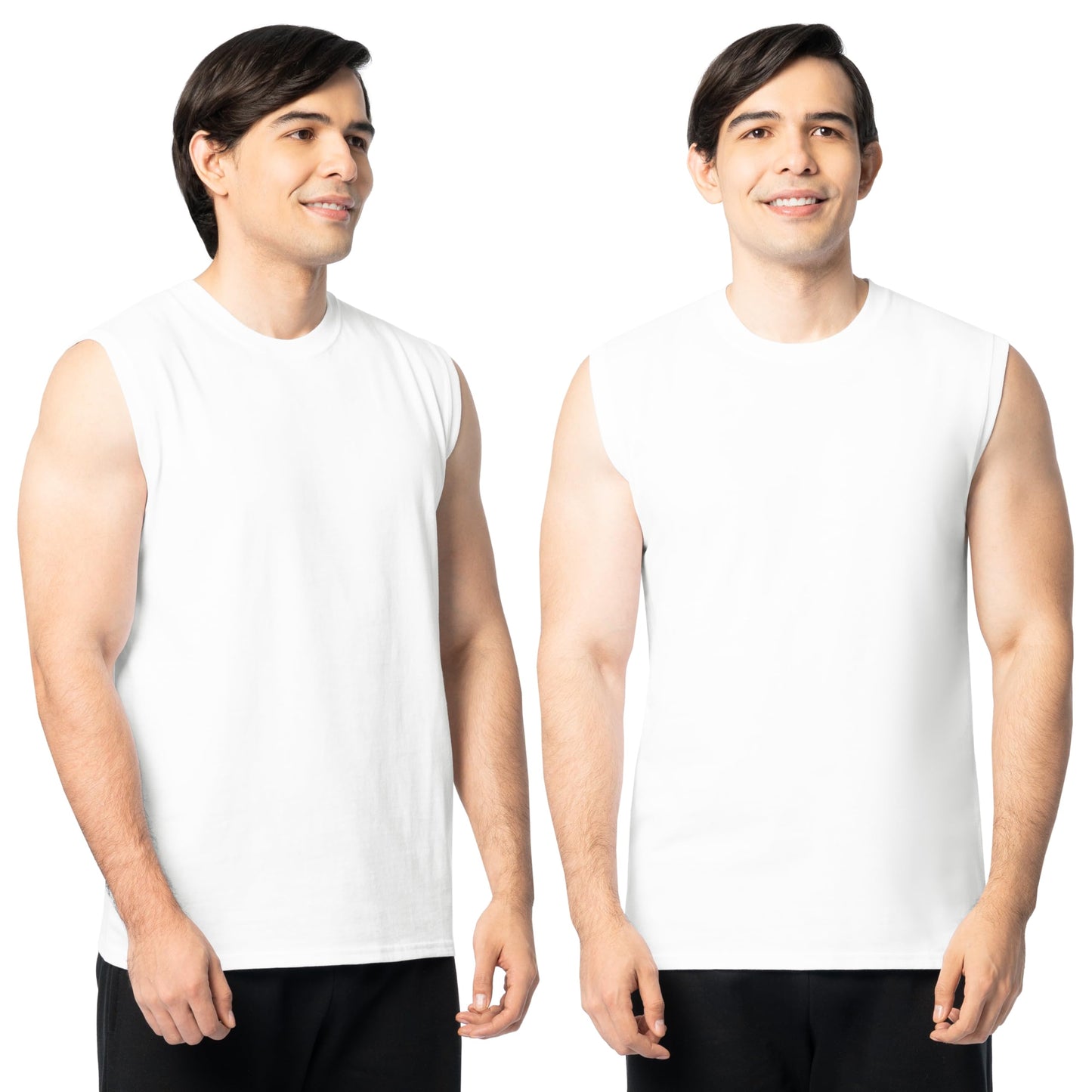 HOTFruit of the Loom Men's Eversoft Cotton Sleeveless T Shirts, Breathable & Moisture Wicking with Odor Control, Sizes S-4X