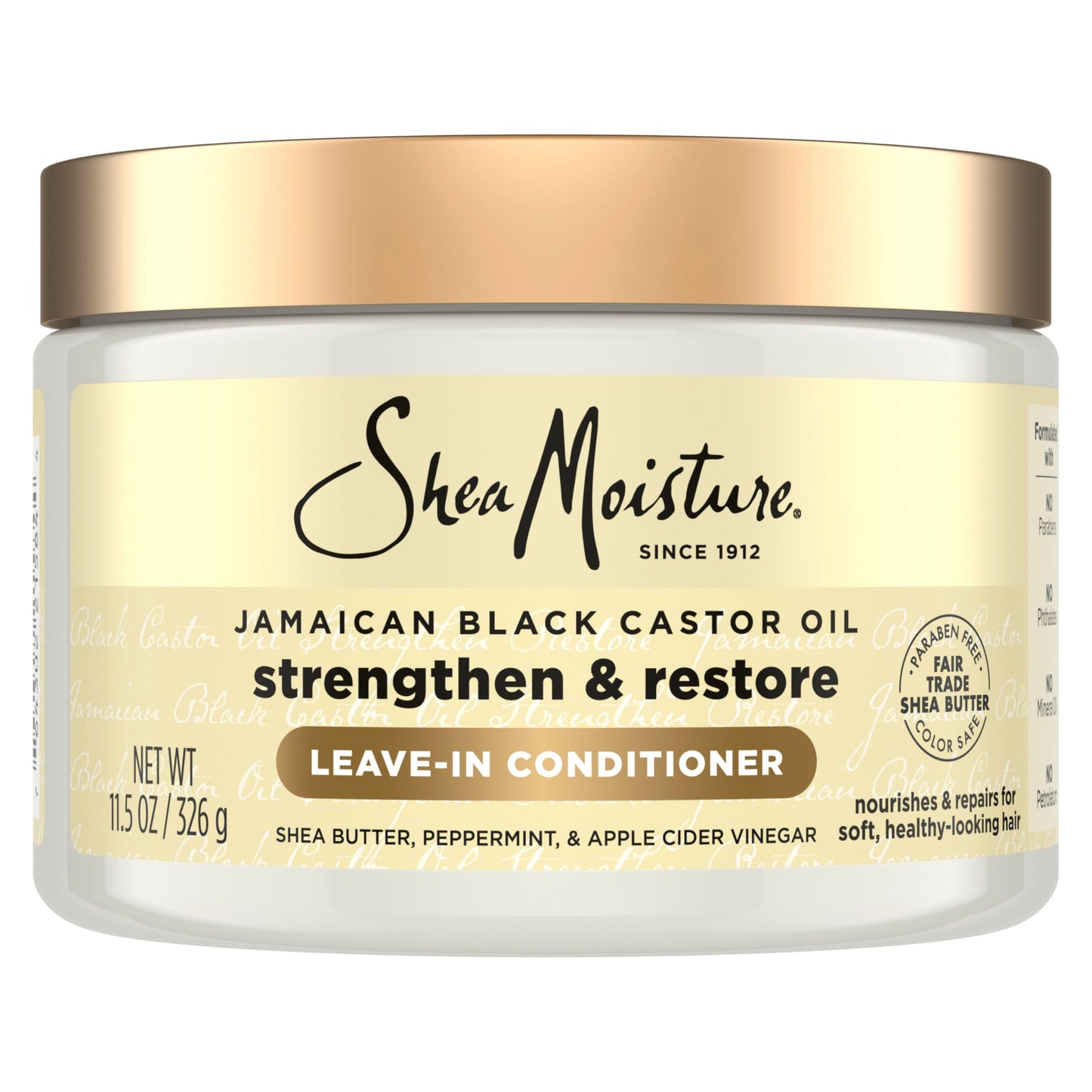 HOTSheaMoisture Leave In Conditioner, Jamaican Black Castor Oil to Soften, Detangle & Reduce Breakage, 20 oz