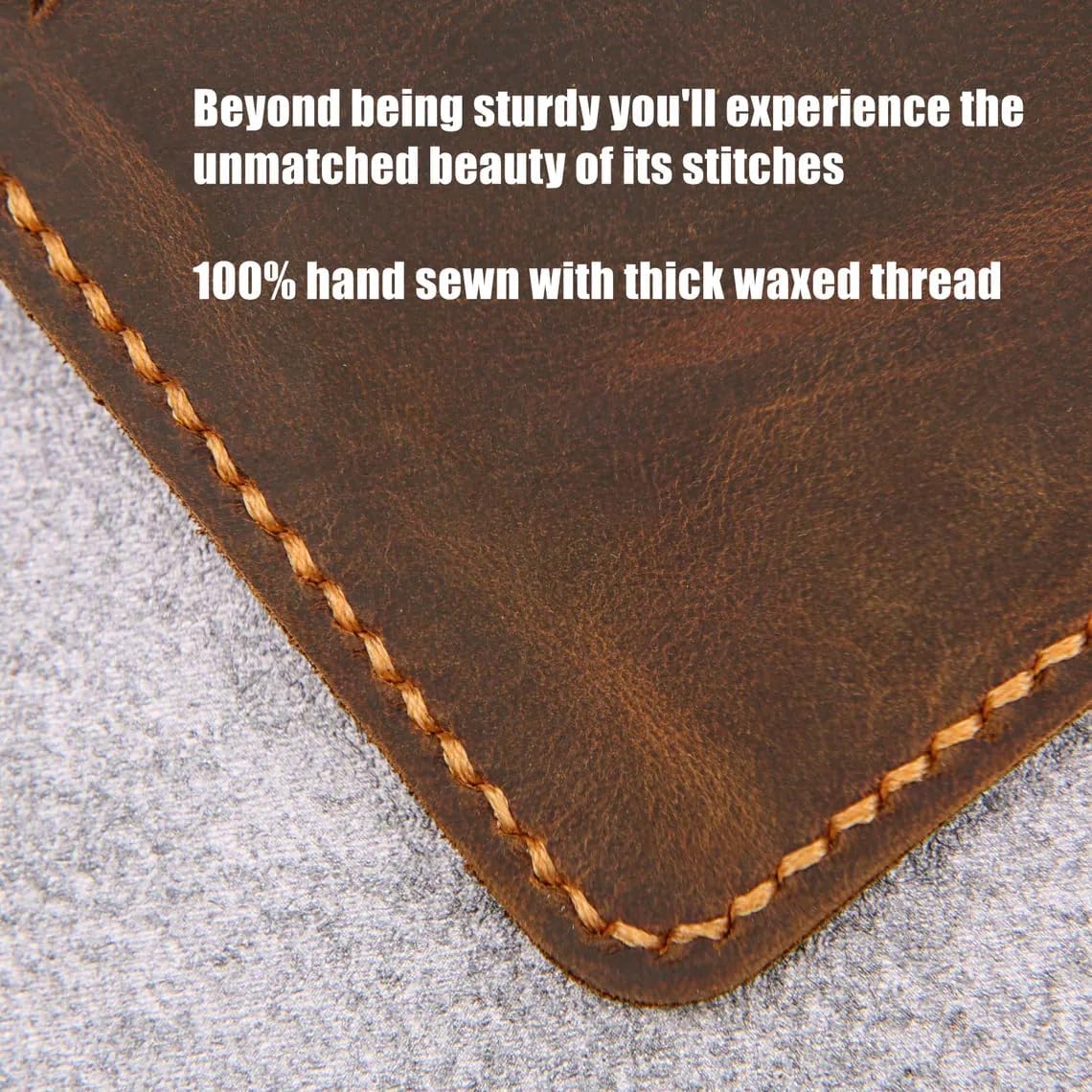 HOTPersonalized Leather Wristlet Wallet Case for iPhone 17/16/15/14 Pro Max | Handmade Vintage Style