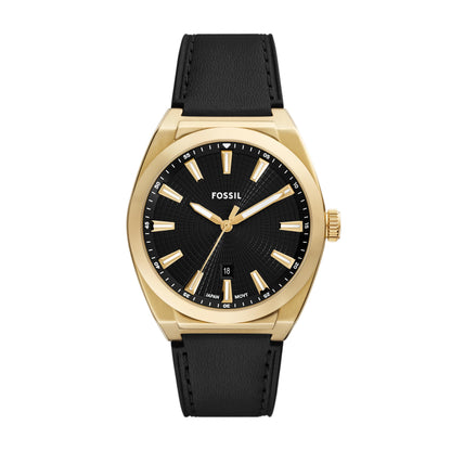 HOTFossil Men's Everett Quartz Stainless Steel Watch, Three-Hand Watch for Men