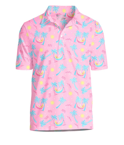 HOTTipsy Elves Men’s Golf Polo Shirt - Moisture Wicking, Stretch Fabric, Athletic Fit - Performance Polo