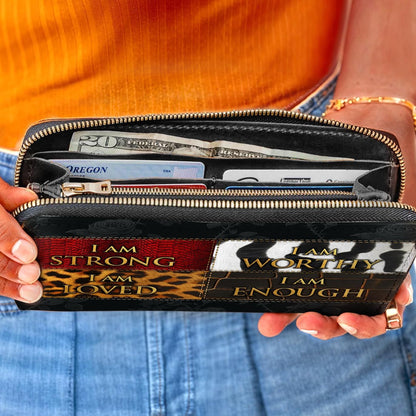 HOTAfrican American Black Women Leather Wallet, Afro Black Queen RFID Blocking Credit Card Holder Clutch Purse Wristlet, Mothers Day Birthday Gift for Women Girl Sister (African Inspiration)