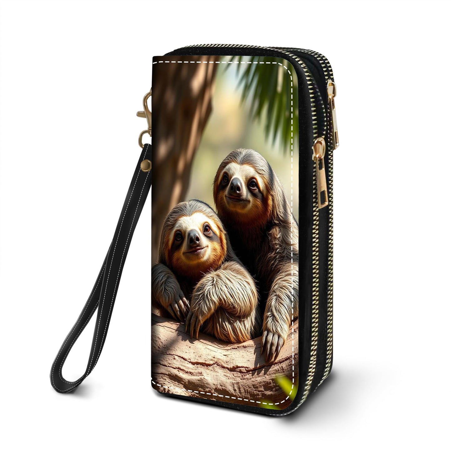 HOTWomen's Large Capacity Wallet PU Leather Double Zipper Clutch Purse Multifunctional Wallet with Removable Wristlet Strap for Smart Phone/Coin/Card/Cash, Floral Quotes Bible Verse Philippians 4-13