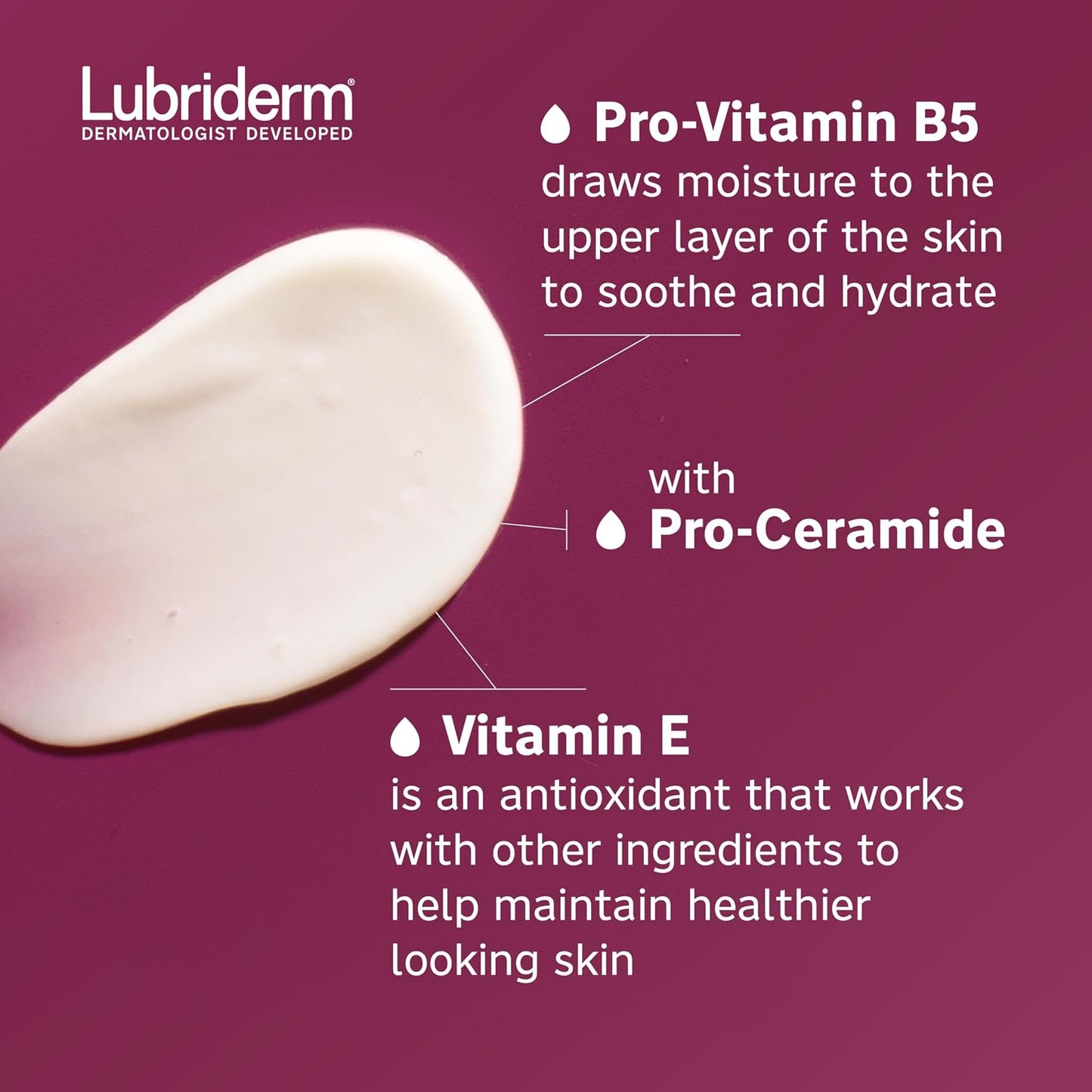 HOTLubriderm Advanced Therapy Body Lotion, Fragrance-Free Lotion for Extremely Dry Skin, Pro-Ceramide Hydration for Itchy, Dry, Sensitive Skin, Hand and Body Lotion, Non-Greasy, Hypoallergenic, 32 Fl Oz