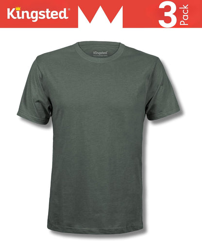HOTKingsted T-Shirts for Men Pack - Royally Comfortable - Super Soft Premium Fabric - Well-Crafted Classic Tee