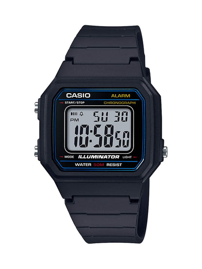 HOTCasio W217H Series | Men’s Digital Watch | 50M WR | 1/100 Second Stopwatch | LED Backlight | Countdown Timer | 100 SEC Chronograph | Daily Alarm | Hourly Time Signal | 7 Year Battery