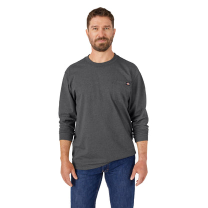 HOTDickies Men's Big and Tall Long Sleeve Heavyweight Crew Neck