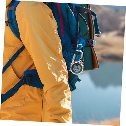 HOTIMIKEYA Outdoor Sport Watches Stopwatch, Clip Watch Clip Hanging on Quartz Watch for Climbing Hiking