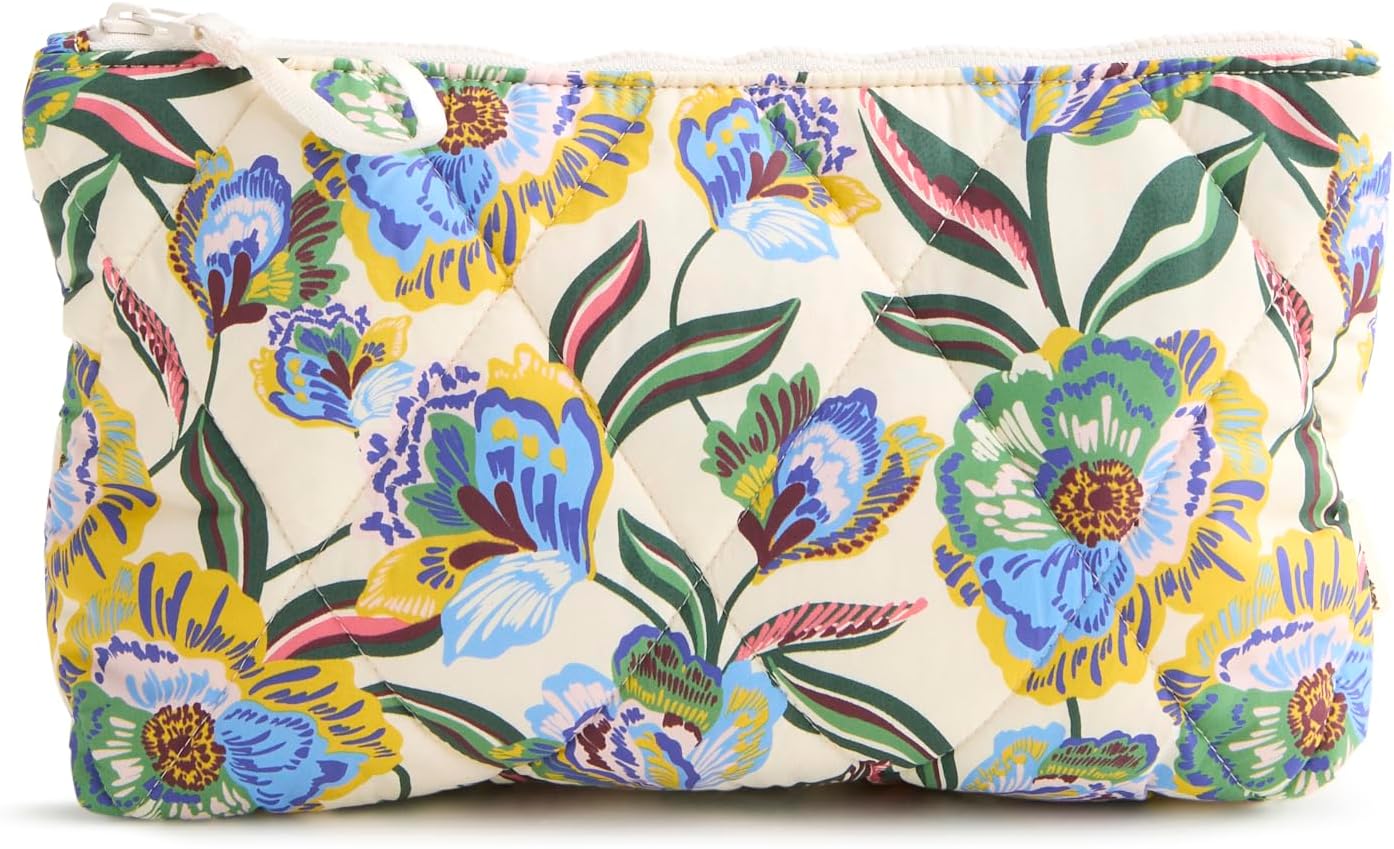 HOTVera Bradley Women's Featherweight Medium Pouch – Gardenia Garden
