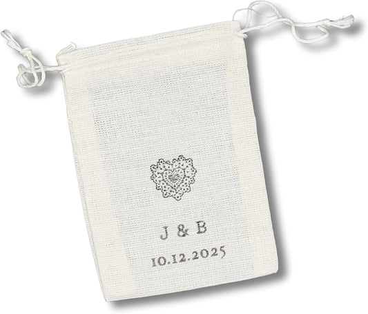 HOTPersonalized Wedding Ring Bag