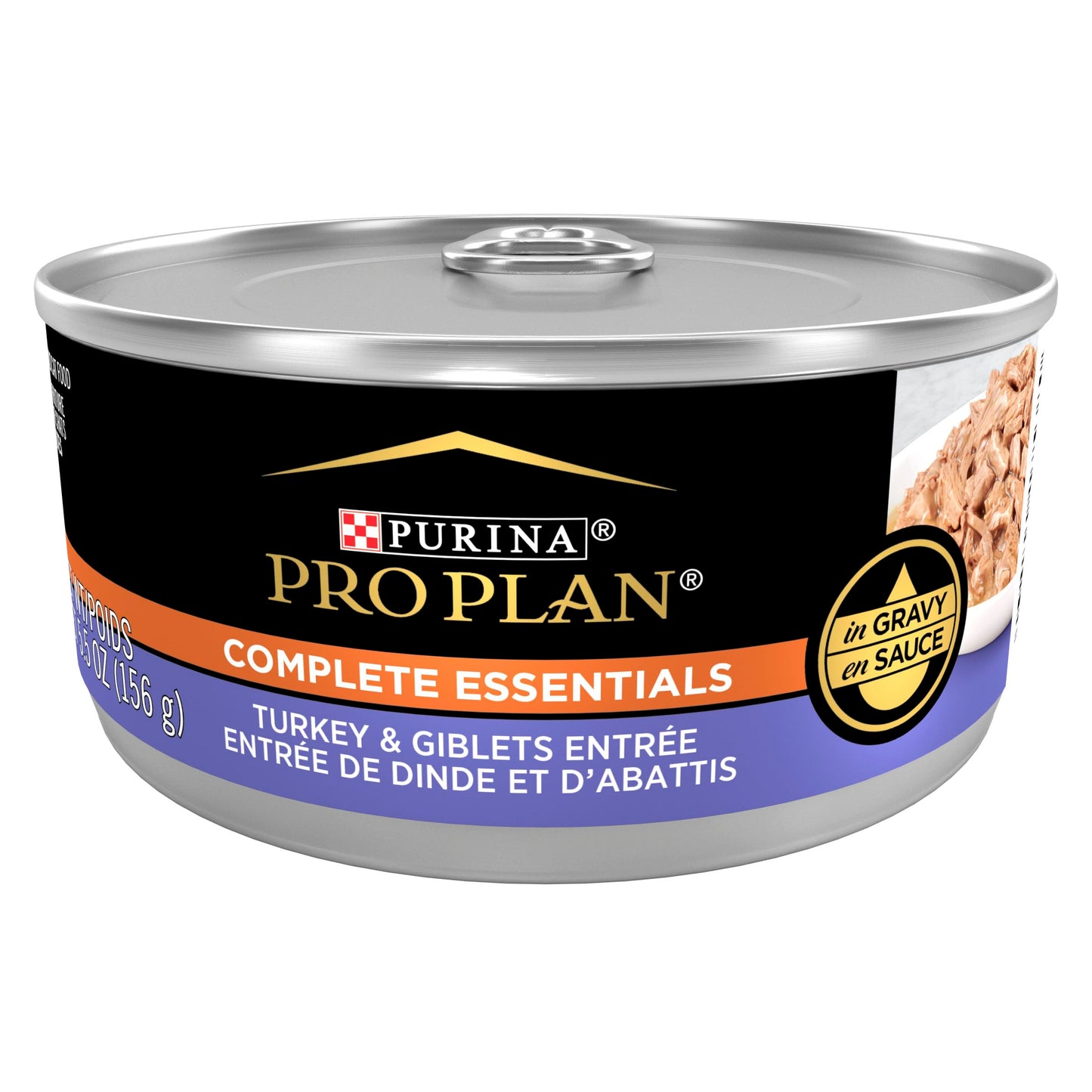 HOTPurina Pro Plan Gravy, High Protein Wet Cat Food Variety Pack, Complete Essentials Chicken and Turkey Favorites - (Pack of 24) 3 oz. Cans