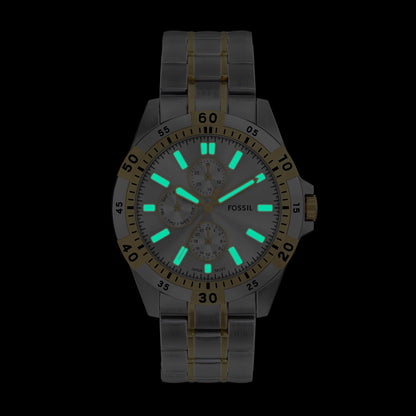 HOTFossil Men's Watch, Garrett Multifunction Stainless Steel Watch for Men