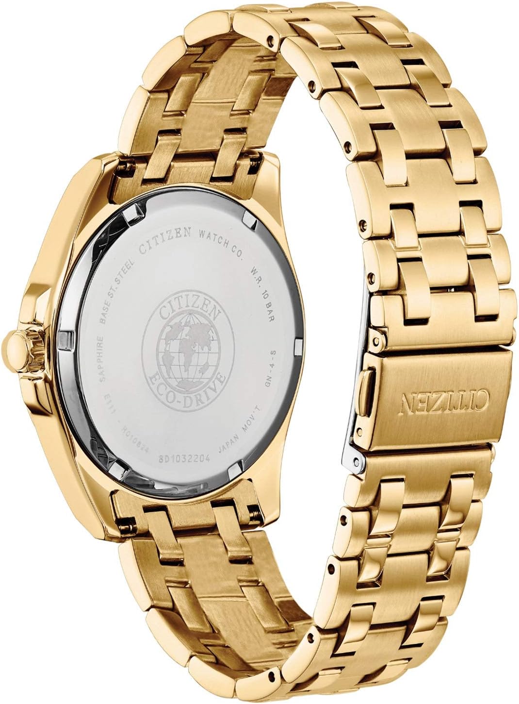 HOTCitizen Men's Classic Peyton 3-Hand Eco-Drive Watch, Date, Sapphire Crystal, Diamond Markers