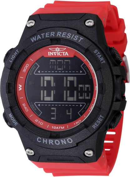 HOTInvicta Racing Men 52mm Dial Electronic Digital