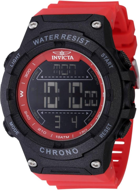 HOTInvicta Racing Men 52mm Dial Electronic Digital