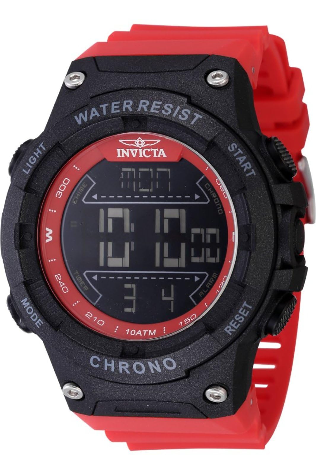 HOTInvicta Racing Men 52mm Dial Electronic Digital
