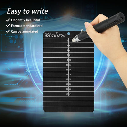 HOTCrypto Seed Phrase Storage - Crypto wallet - Compatible with all software and hardware wallets-Made of pure titanium-A kit with 4 titanium plates and an electric engraving pen.