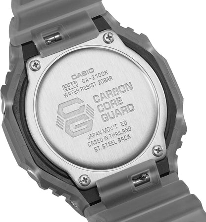 HOTCasio G-Shock Smoke Light Analog-Digital Gray Resin Watch GA2100K-1A
