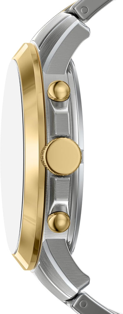 HOTFossil Men's Watch, Grant Quartz Stainless Steel Chronograph Watch for Men