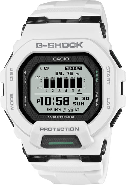 HOTCasio G-Shock Move Step Tracker White Resin Digital MIP Watch GBD200-7